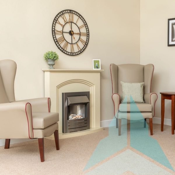 Ashford Armchair in Zest Putty With Zest Cherry Piping