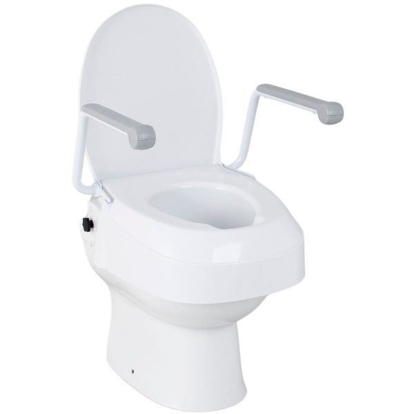 Raised Toilet Seat With Arms