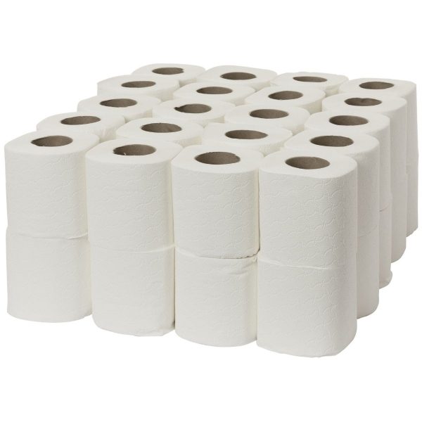 3 Ply White Luxury Toilet Rolls