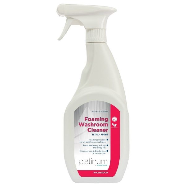 Platinum Foaming Washroom Cleaner, Ready to Use, 750ml