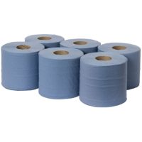 3 Ply Blue Centrefeed Rolls
