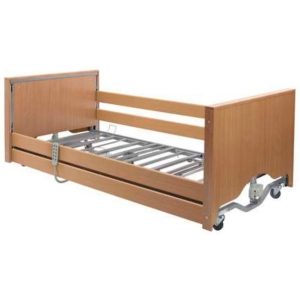 Low Profiling Bed, Beech (with siderails)
