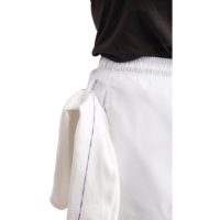 Unisex Chef Trousers Teflon Coated, White, Medium/86-91cm