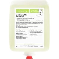 Evolve Citrus Foam Hand & Body Wash, 6x1 Litre