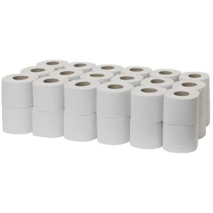 2 Ply White 320 Sheet Toilet Rolls