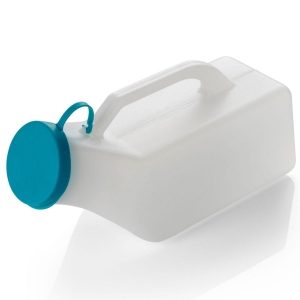 Male Urinal With Cap & Handle, 1 Litre