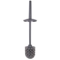 White Closed Toilet Brush & Holder