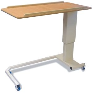 Rise and Fall Overbed Table, Wheelchair Access, Beech