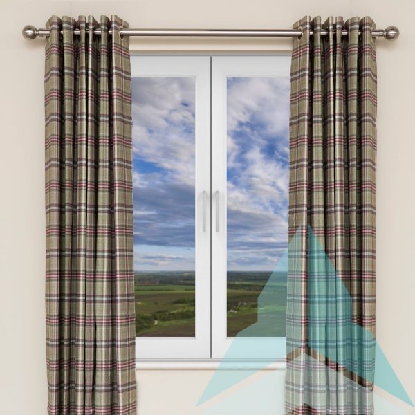 Highland Fern Curtains - 220cm wide x 160cm long