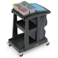 Compact Cleaning Trolley, Complete Kit
