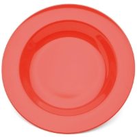 22cm Wide Rim Soup/Pasta Plate, Red