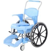 Deluxe Shower Commode Chair, Self-Propelled