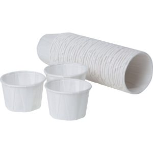 30ml Disposable Waxed Paper Medicine Pots
