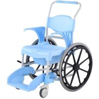 Deluxe Shower Commode Chair, Self-Propelled