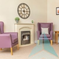 Wynslow Armchair in Zest Grape With Linetta Silver Piping