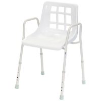 Stationary Shower Chair, Adjustable Height