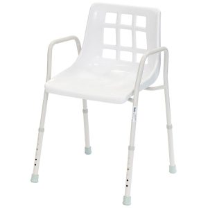 Stationary Shower Chair, Adjustable Height