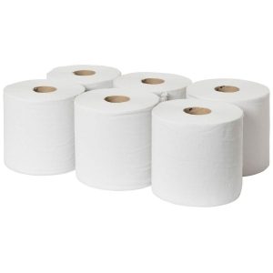 1 Ply Soft White Standard Centrefeed Rolls