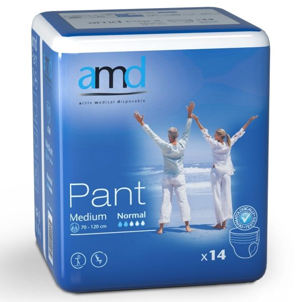 AMD Pants Pull Up Diapers, Normal, Medium