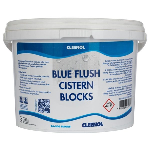 Blue Cistern Flush Blocks