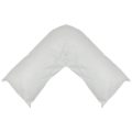 V-Shaped Non-Launder Wipe Clean Pillow