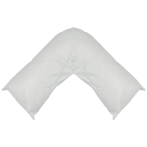 V-Shaped Non-Launder Wipe Clean Pillow