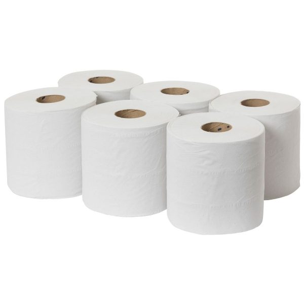 2 Ply Soft White Standard Centre Feed Rolls