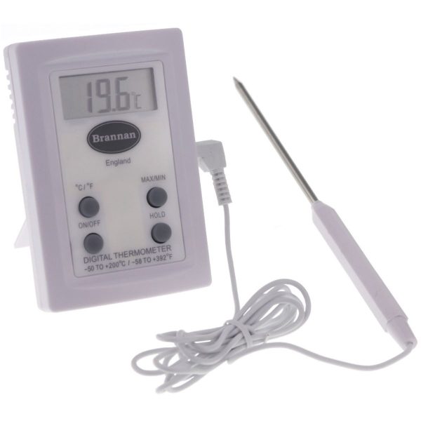 Hand Held Digital Thermometer, With Probe