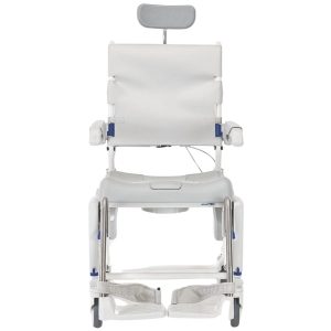 Tilt-In-Space Commode & Shower Chair With Tilting Backrest