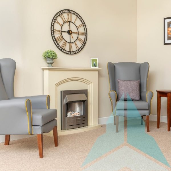 Ashford Armchair in Zest Ash With Zest Mustard Piping