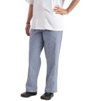 Unisex Chef Trousers Teflon Coated, Small Black Check, Small