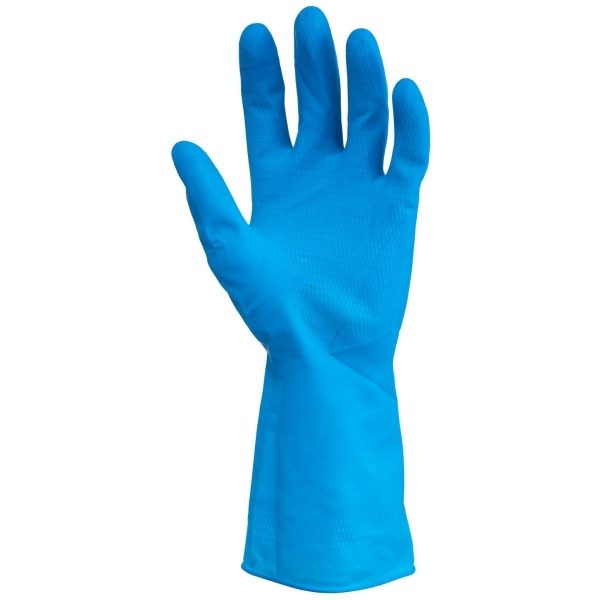 Blue Rubber Gloves, Small