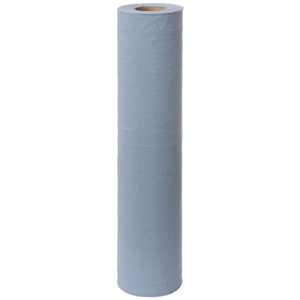 2 Ply Blue Couch Rolls 50cm