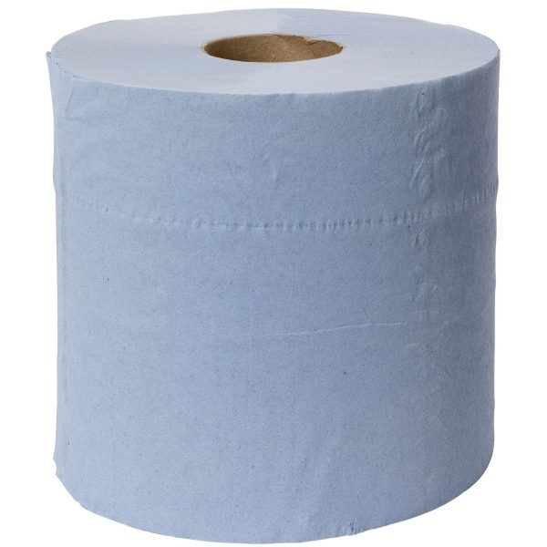 2 Ply Blue Standard Centre Feed Rolls