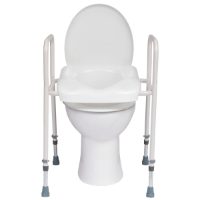 Toilet Seat Aid, Adjustable Height