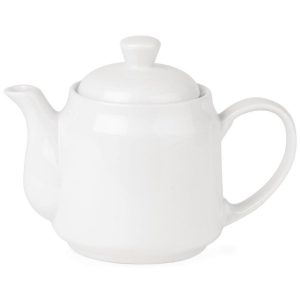 Athena White Beverage Pots, 430ml
