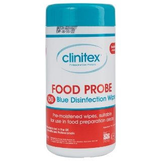 Food Probe Blue Disinfection Wipes